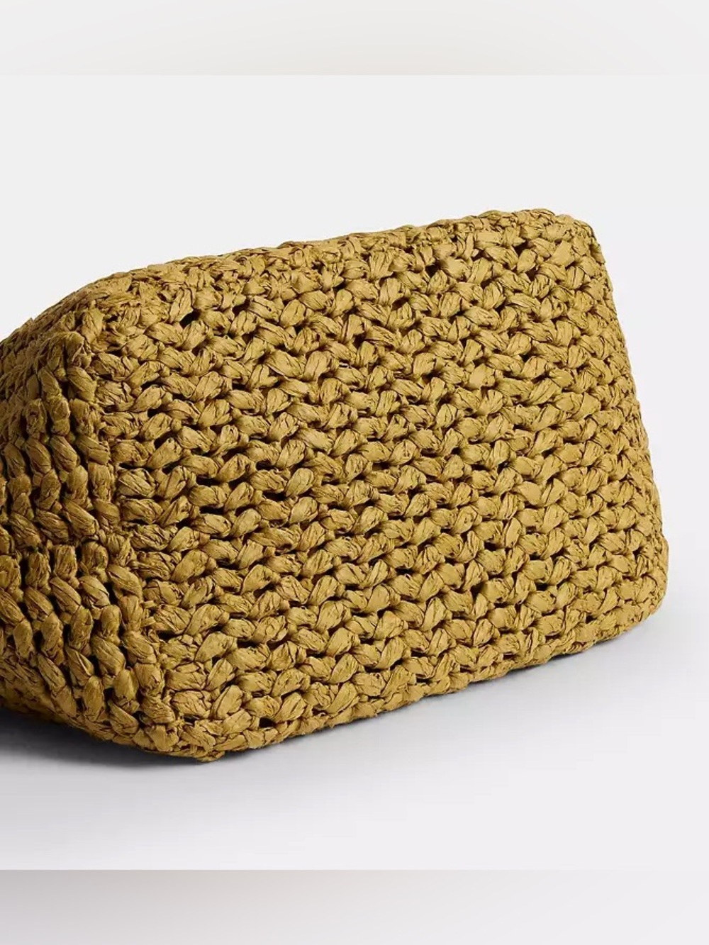 Coach Kisslock Frame Bag 27 Brass/Muted Olive Straw & Calf Leather NWT - Picture 10 of 16
